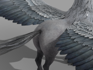 Hogwarts Legacy Hippogriff Rigged 3D Model