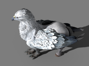Hogwarts Legacy Hippogriff Rigged 3D Model
