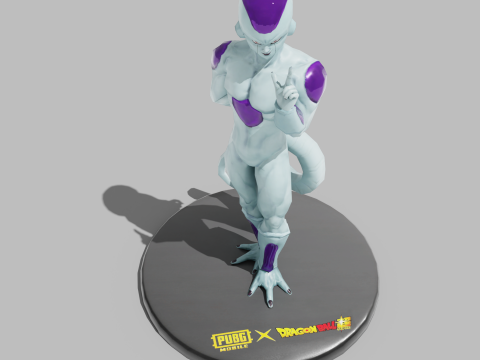 PUBG Mobile x Dragon Ball Frieza Statue 3D Модель