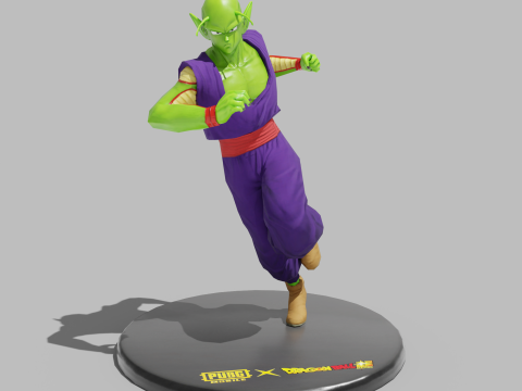 PUBG Mobile x Dragon Ball Piccolo Statue 3D Model
