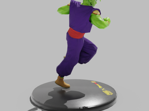 PUBG Mobile x Dragon Ball Piccolo Statue 3D Model