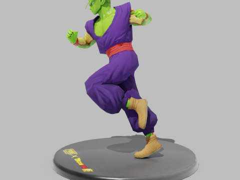 PUBG Mobile x Dragon Ball Piccolo Statue 3D Model