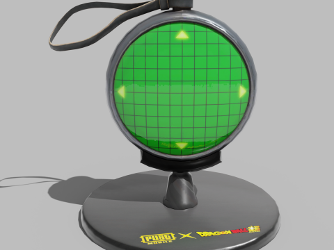 PUBG Mobile x Dragon Ball Dragon Radar Statue Modello 3D