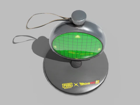 PUBG Mobile x Dragon Ball Dragon Radar Statue 3D Model