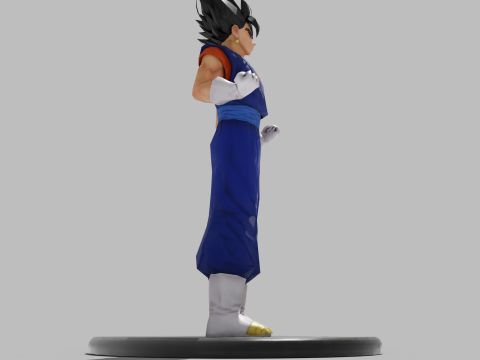 PUBG Mobile x Dragon Ball Vegito Statue 3D Model