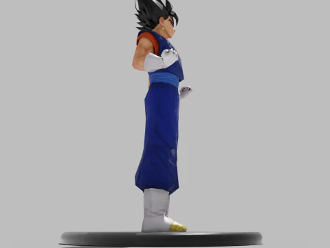 PUBG Mobile x Dragon Ball Vegito Statue 3D Model
