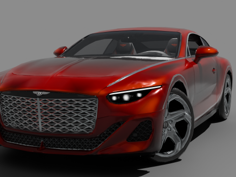 PUBG Mobile x Bentley Cars 3D Модель