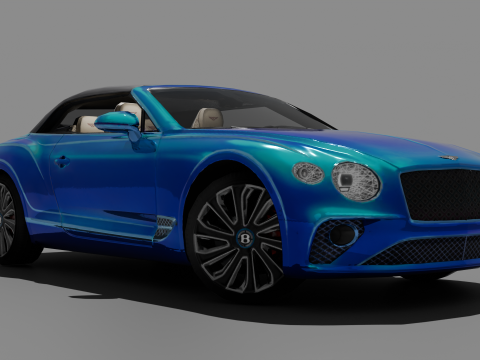PUBG Mobile x Bentley Cars 3D Модель