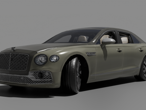 PUBG Mobile x Bentley Cars 3D Модель