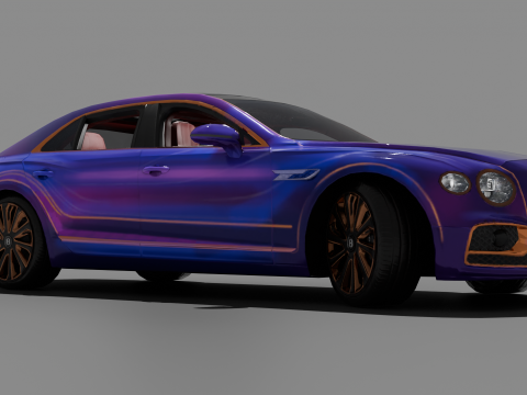 PUBG Mobile x Bentley Cars 3D Модель