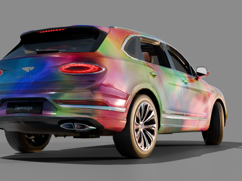 PUBG Mobile x Bentley Cars 3D Модель