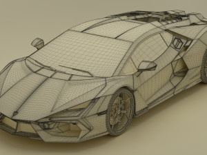 Lambo Revuelto Modello 3D