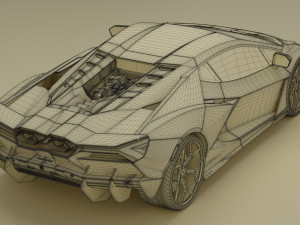 Lambo Revuelto Modello 3D
