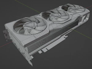 AMD Radeon RX 7900 XTX 3D Model