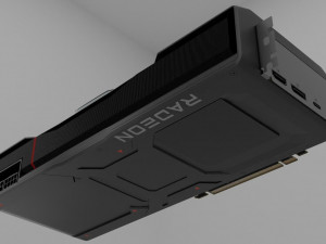 AMD Radeon RX 7900 XTX 3D 模型