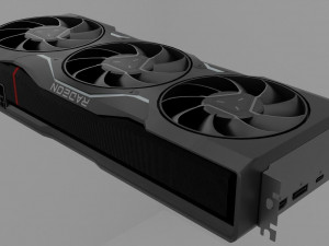 AMD Radeon RX 7900 XTX 3D 模型