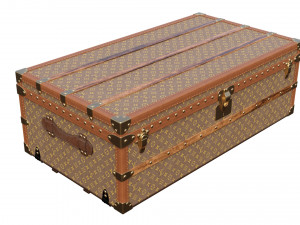 Louis Vuitton Trunk 3D मॉडल