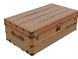 Louis Vuitton Trunk 3D Model