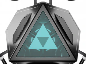 Futuristic Mech Drone 3D Model