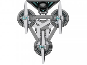 Futuristic Mech Drone 3D 模型