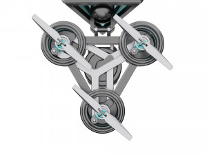 Futuristic Mech Drone 3D 模型