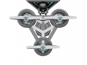 Futuristic Mech Drone 3D 模型
