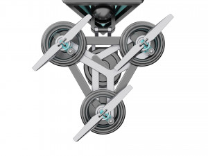 Futuristic Mech Drone 3D 模型