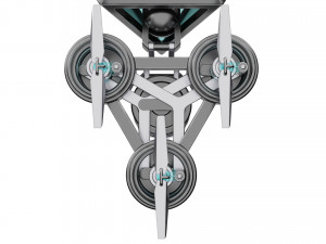 Futuristic Mech Drone 3D 模型