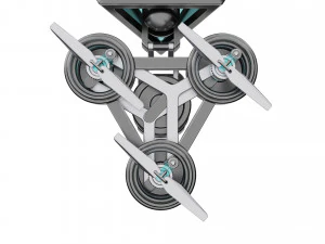 Futuristic Mech Drone 3D Model