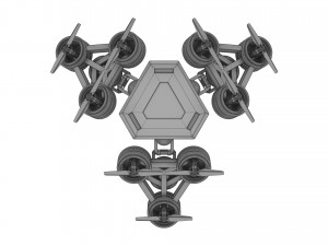Futuristic Mech Drone 3D 模型