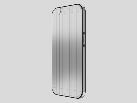 IPhone 16E Modello 3D
