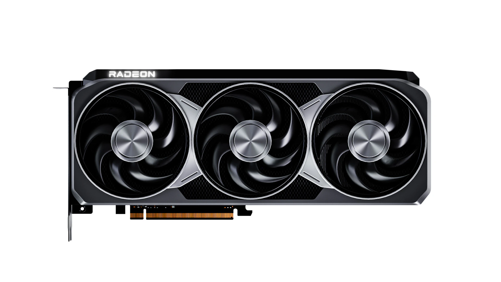 AMD Radeon RX 9070 XT 3D Model .c4d .max .obj .3ds .fbx .stl .blend 