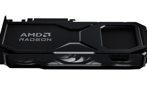 AMD Radeon RX 9070 XT Modèle 3D