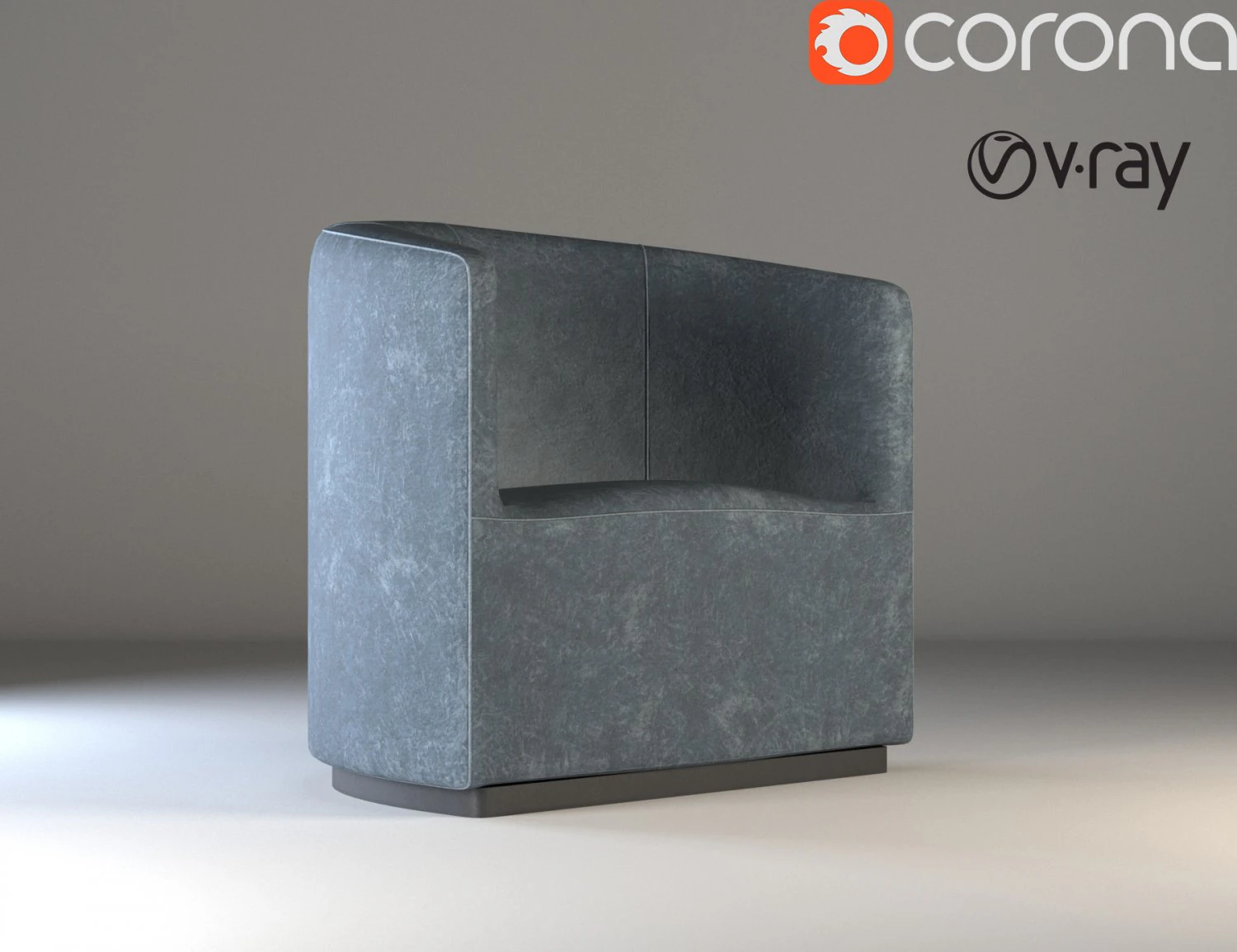 Modern Tearoom Lounge Chair 3D Model .c4d .max .obj .3ds .fbx .stl .blend 