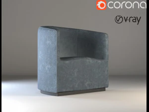 Сучасне крісло для чайної 3D Модель