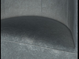 Modern Tearoom Lounge Chair Modèle 3D