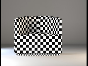 Modern Tearoom Lounge Chair Modèle 3D