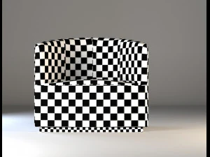Modern Tearoom Lounge Chair 3D Model