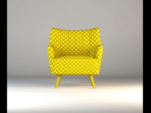 Rosie Accent Chair 3D Model