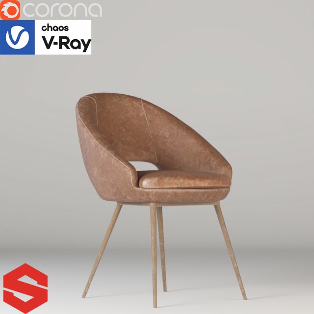 Hewitt Dining Chairs Free 3D Model in Chair 3DExport