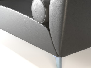 Cappellini modern sofa 3D 모델