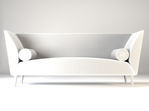 Cappellini modern sofa 3D 모델