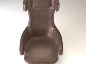 GRAND REPOS old leather chair 3D-Modell