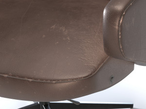 GRAND REPOS old leather chair 3D-Modell