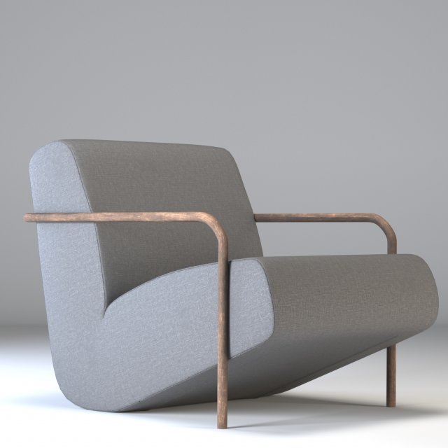 LULLABY Porro chair 3D Model .c4d .max .obj .3ds .fbx .stl .blend 