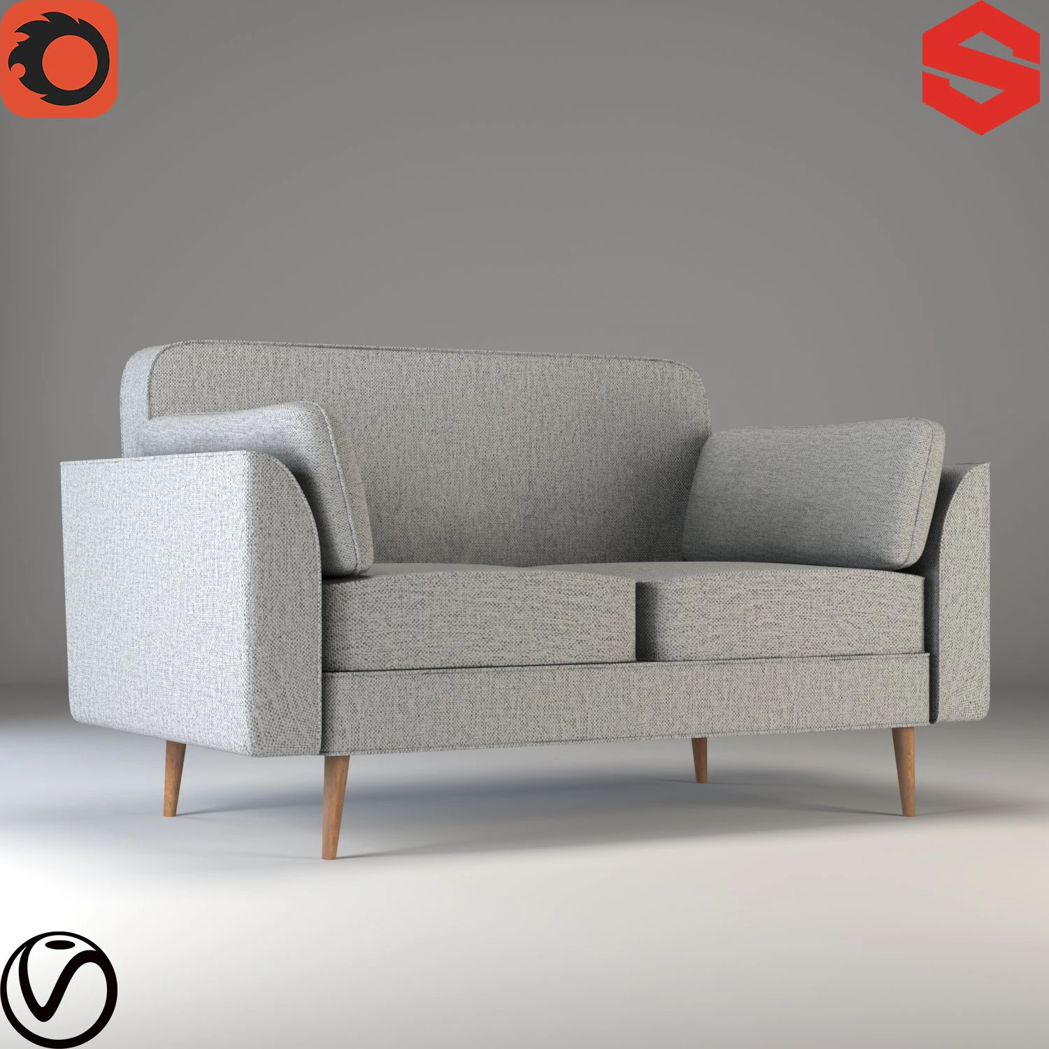 Mila Compact 2 Seater 3D Model .c4d .max .obj .3ds .fbx .stl .blend 