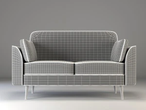 Mila Compact 2 Seater 3D Model