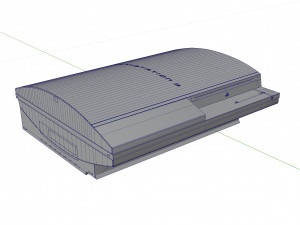 Sony Playstation 3 1st rev 3Dモデル