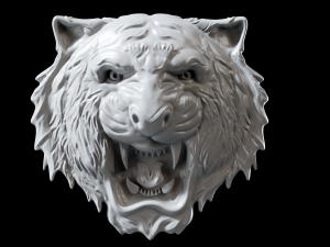 STL models for 3D printing and CNC Tiger 3D print model 3D 프린트 모델