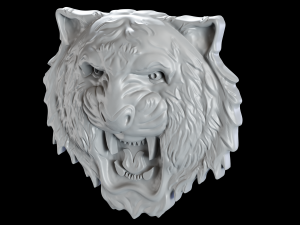 STL models for 3D printing and CNC Tiger 3D print model 3D 프린트 모델